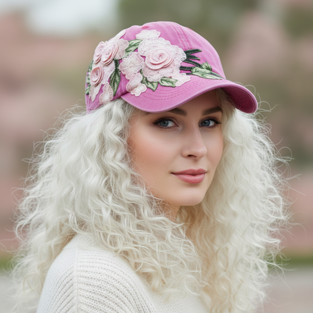 Bloom Floral Baseball Caps
