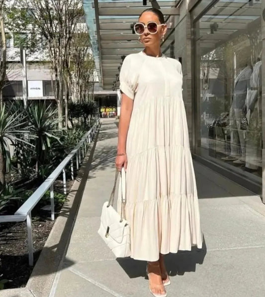 Elegant Tiered Maxi Dress