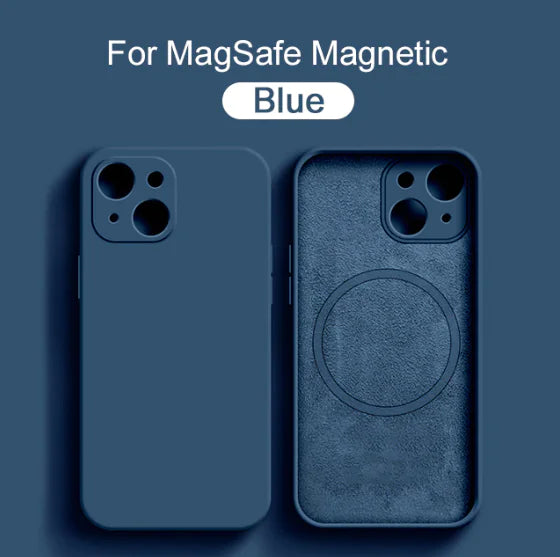 Magnetic Liquid Silicone iPhones Cases