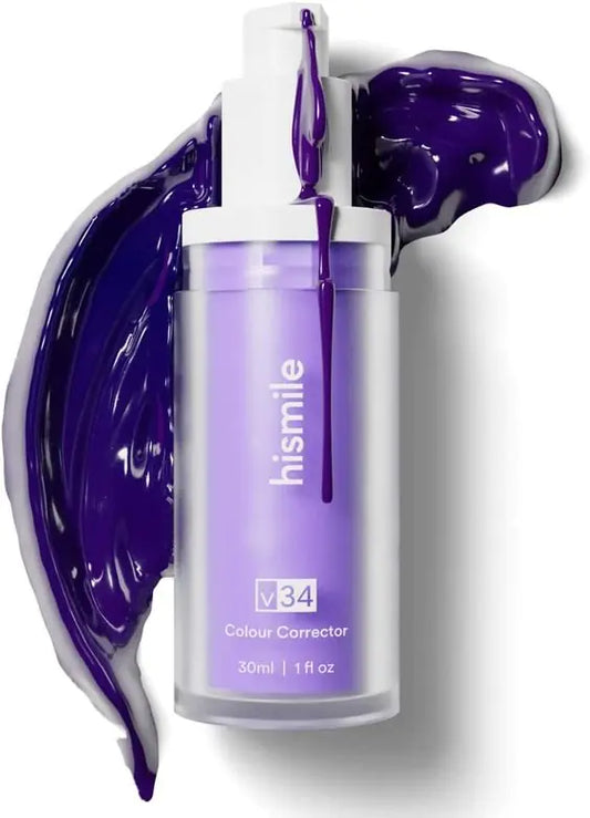 Hismile V34 Purple Color Corrector Serum Toothpaste