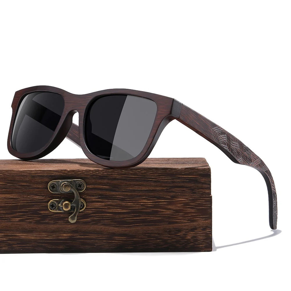 Stylic Natural Bamboo Wooden Sunglasses
