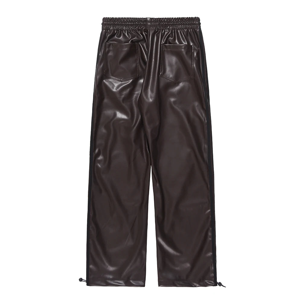 Firebird 3-Stripes Vegan Leather Track Pants