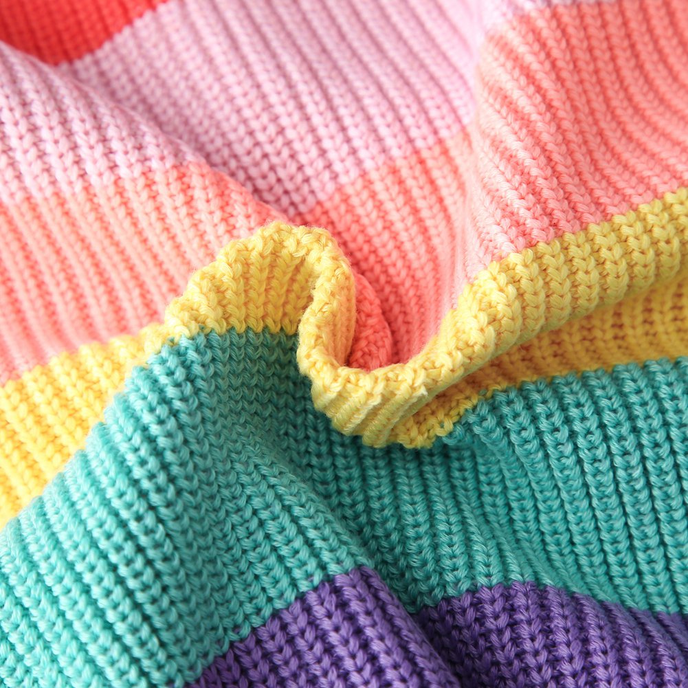 Campure Rainbow Cotton Knit Jumpers