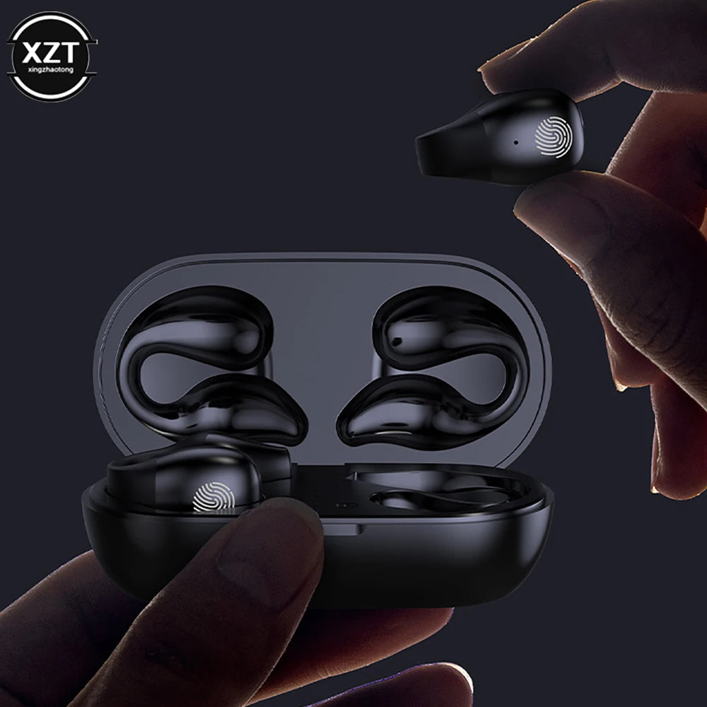 Bluetooth 5.2 Bone Conduction Earphone Ear Clip