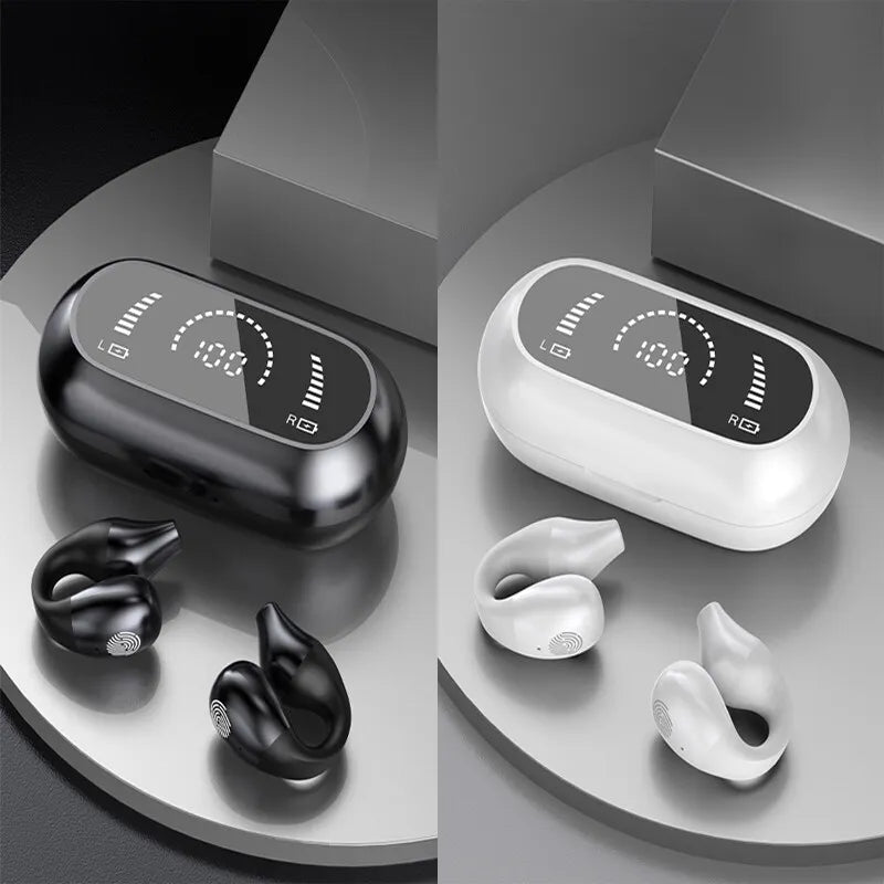 Bluetooth 5.2 Bone Conduction Earphone Ear Clip