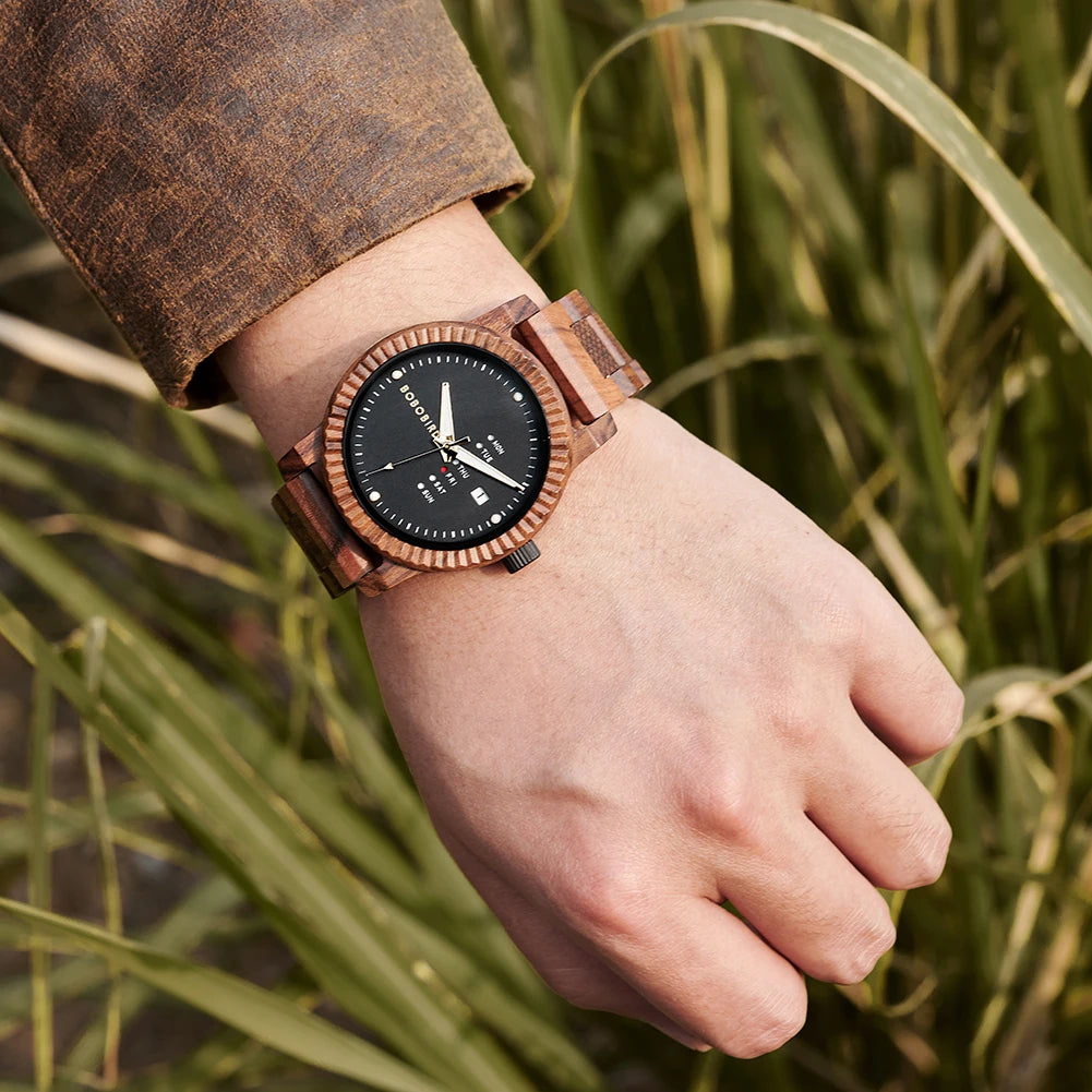 BOBO BIRD Wooden Quartz Watches