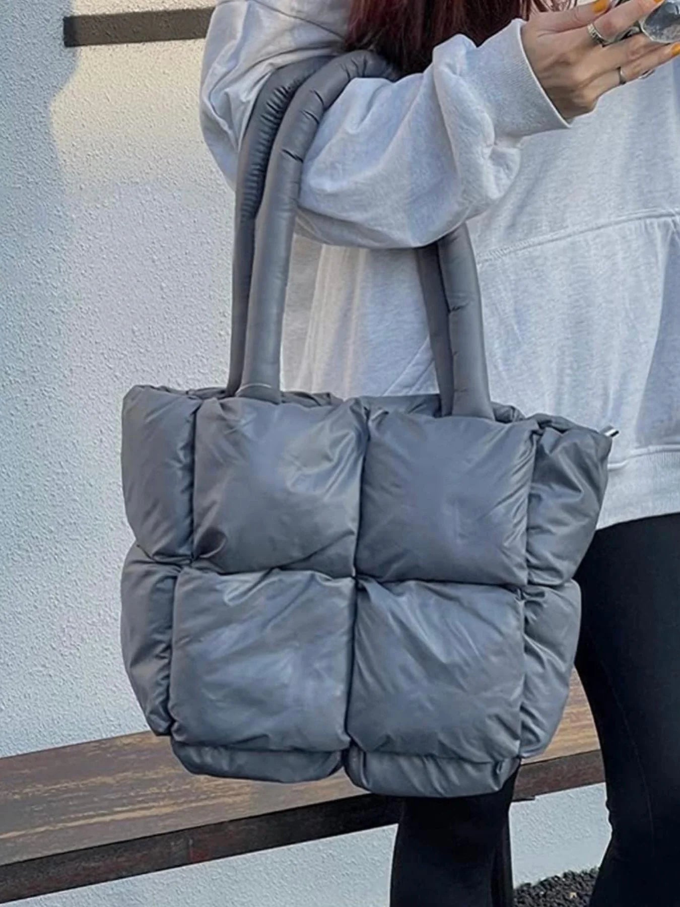 Bolsa Puffer Tote Bags