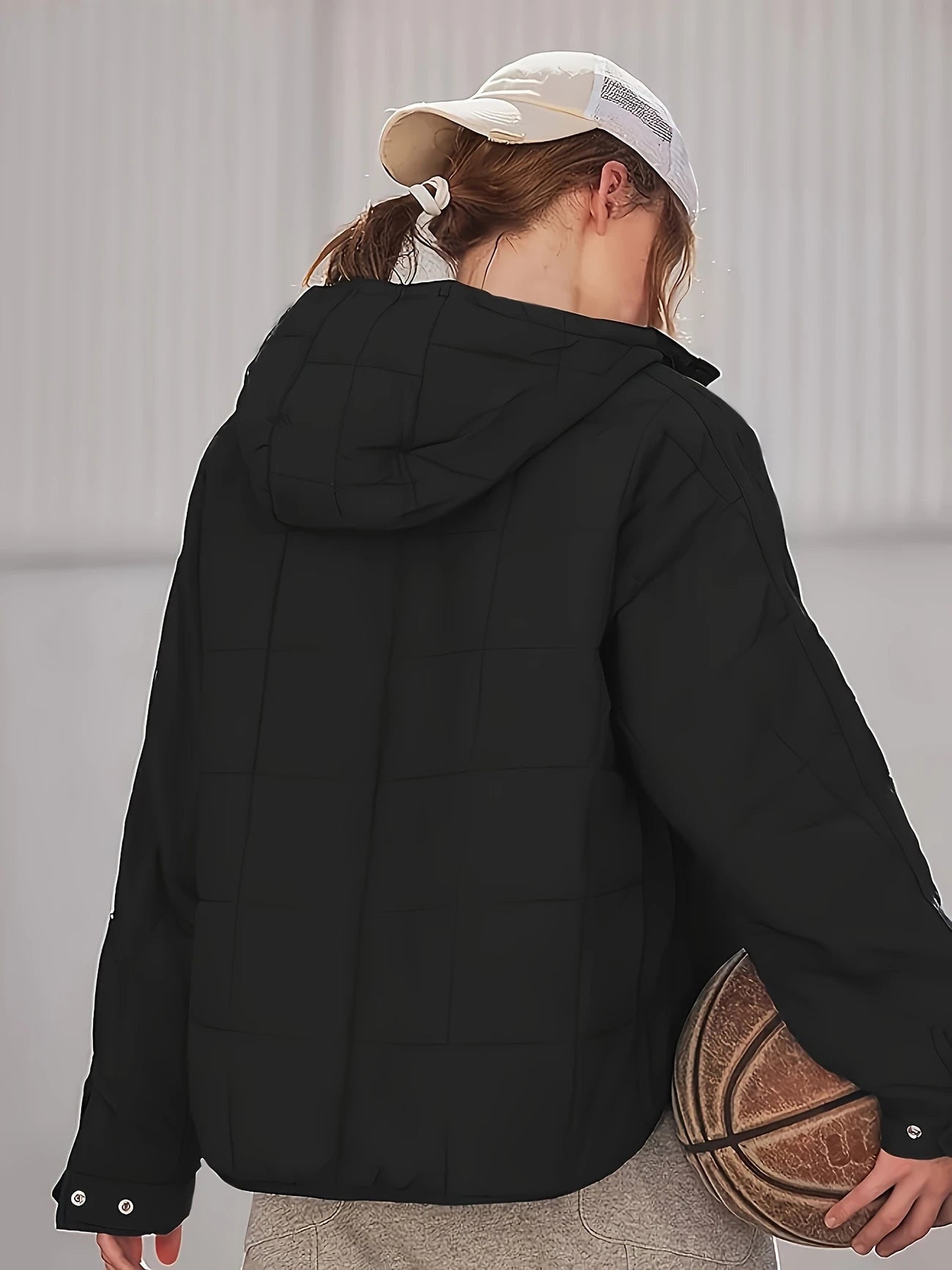 Dames Pure Comfort Quilted Pullover Puffer