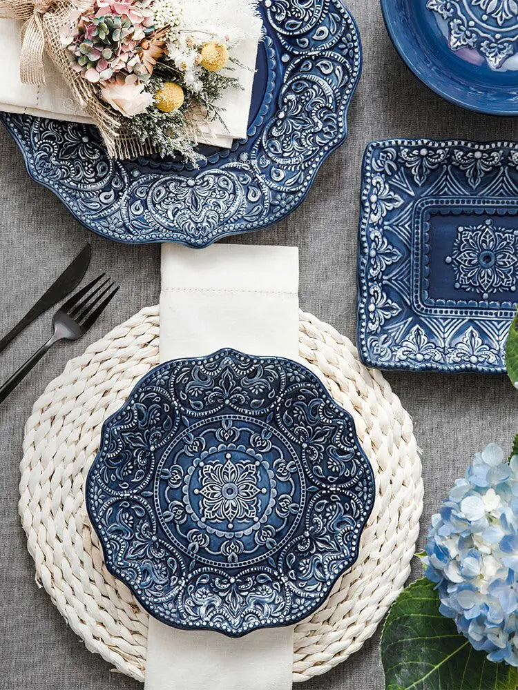 Luxury Linkori Blue Tableware