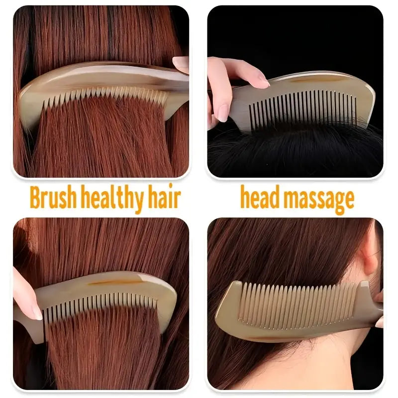 Ox Horn Premium Finishing Comb