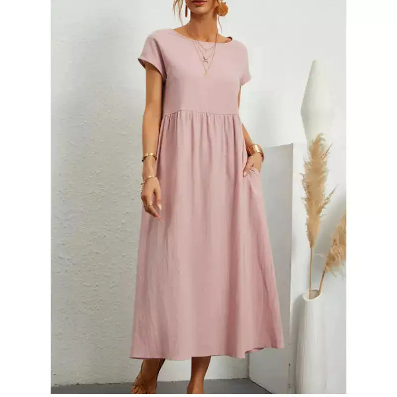 Fernanda Maxi Linen Dresses