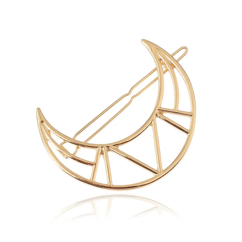 Gold and Silver Hair Clips