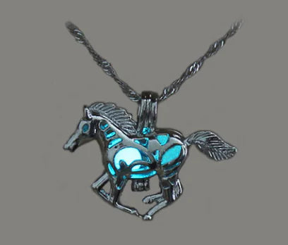 Luminous Horse Necklace