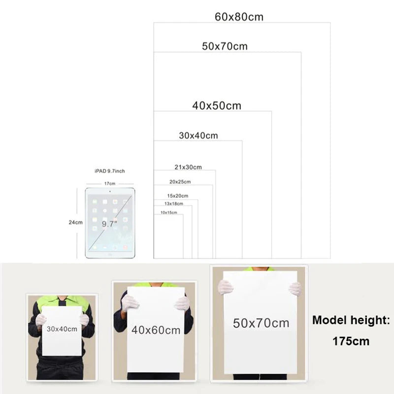 Stunning Black & White Canvas Animal Wall Art