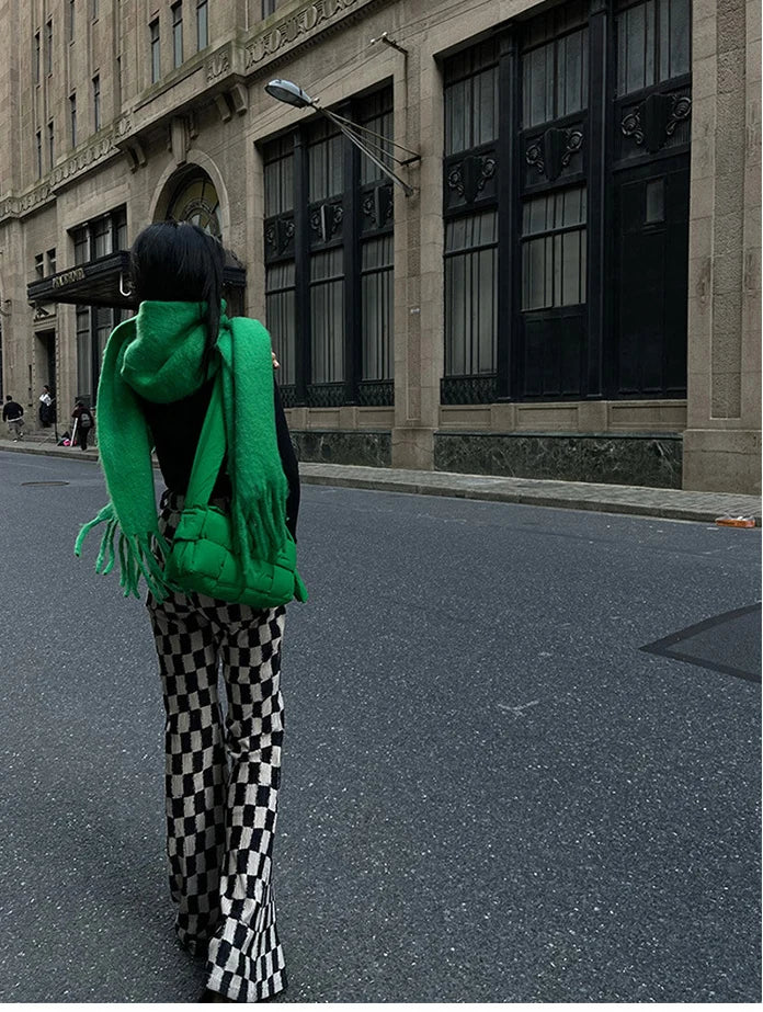 Cashmere Scarf with Tassels