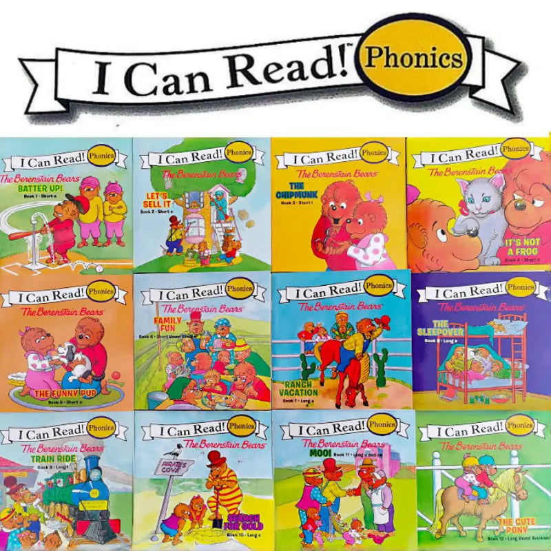 I Can Read Phonics Learning Books