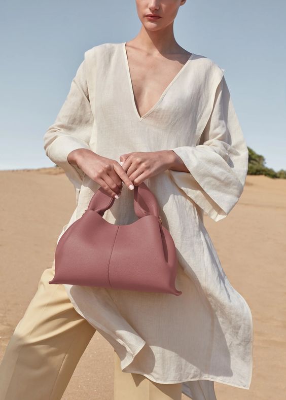 Leather Cloud Crossbody Bag