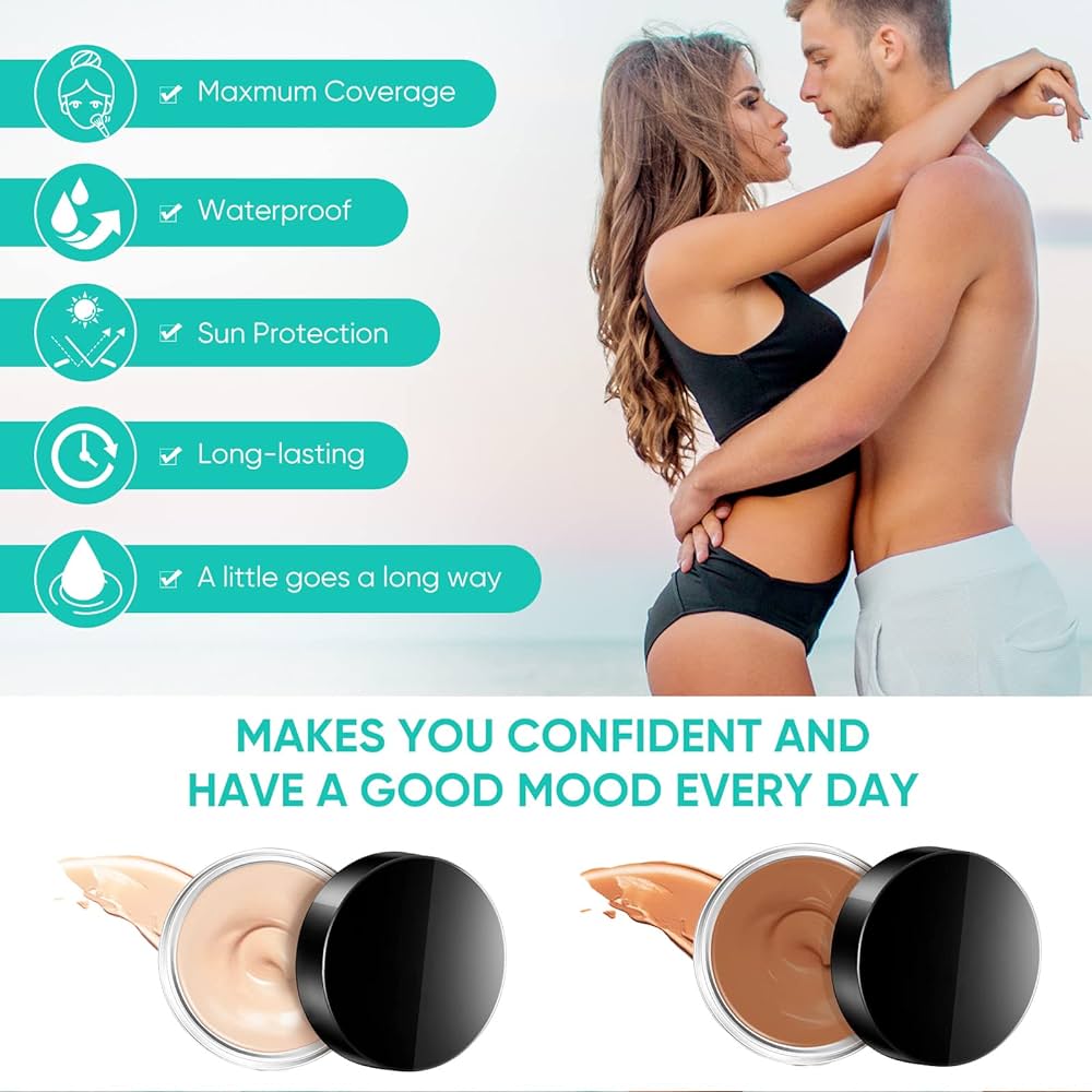 Two-Color Waterproof Body Concealer