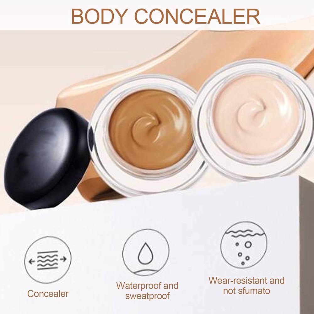 Two-Color Waterproof Body Concealer