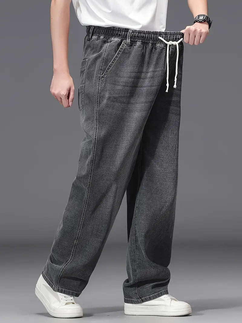 HANDSOM Plus Size Palazzos Stretch Jeans