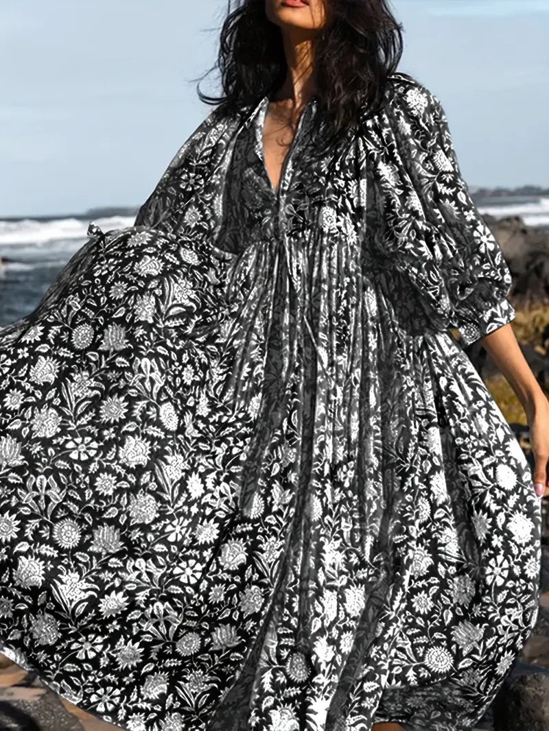 Eilly Bazar Viscose Printed Dress