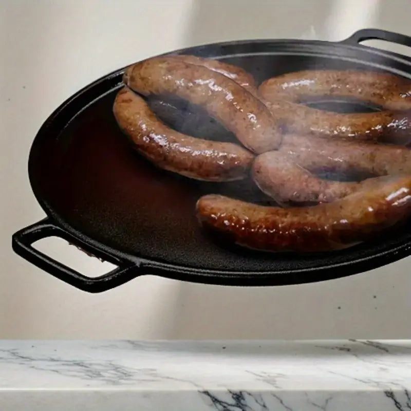 Multi-Function Cast Iron Non-Stick Griddle Skillet