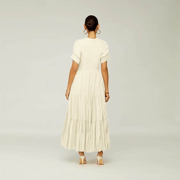 Elegant Tiered Maxi Dress