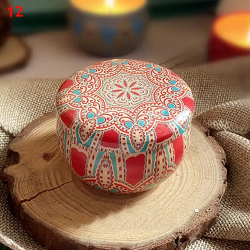 Scented 100% Natural Soy Candles - Vintage Flower Jars