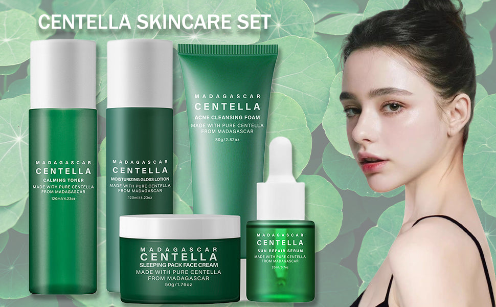 Madagascar Centella Asiatica Extract Skincare Set