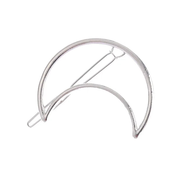 Gold and Silver Hair Clips