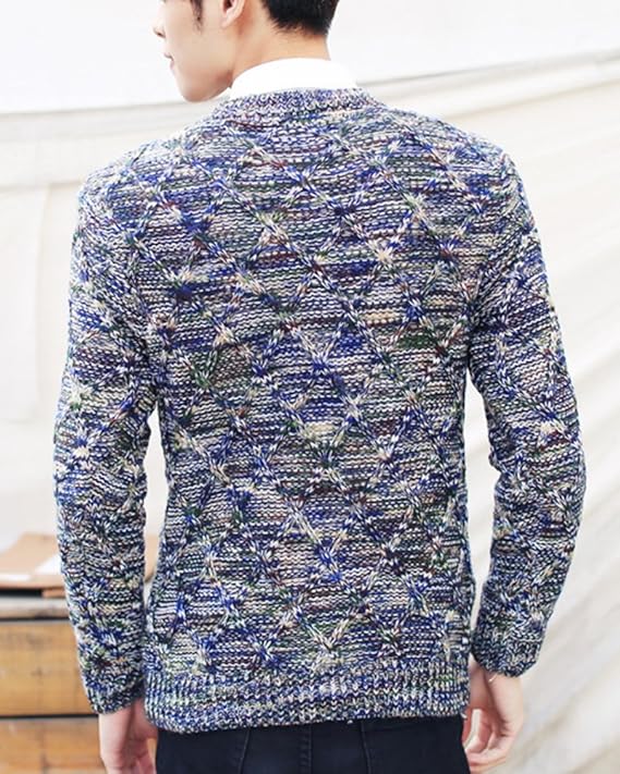 Diamond Knit Crew Neck Jumper