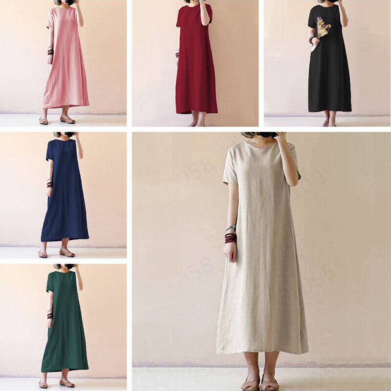 Emery Rose Cotton Maxi Dress