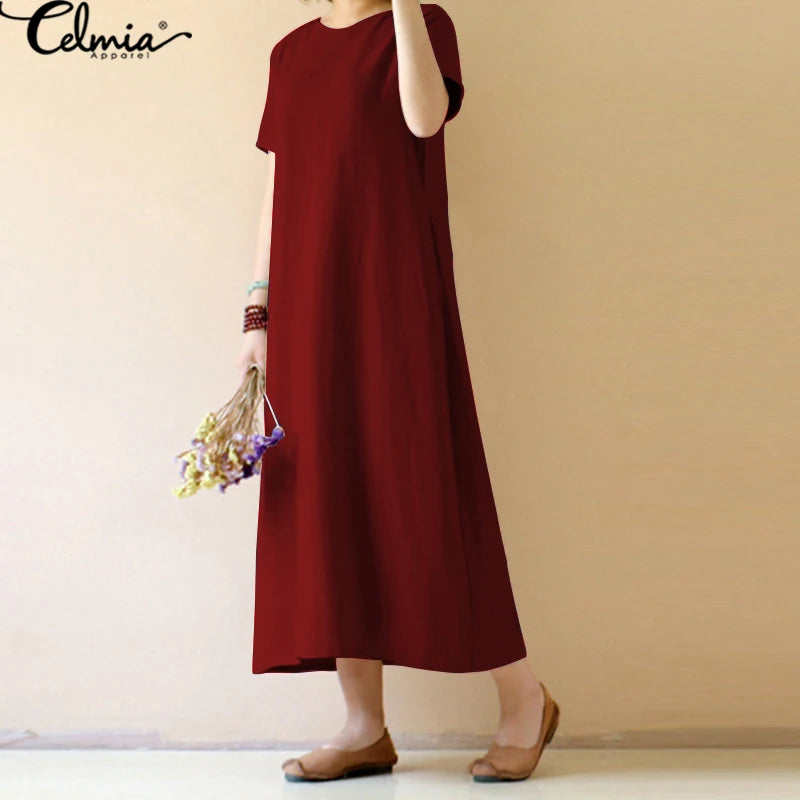 Emery Rose Cotton Maxi Dress