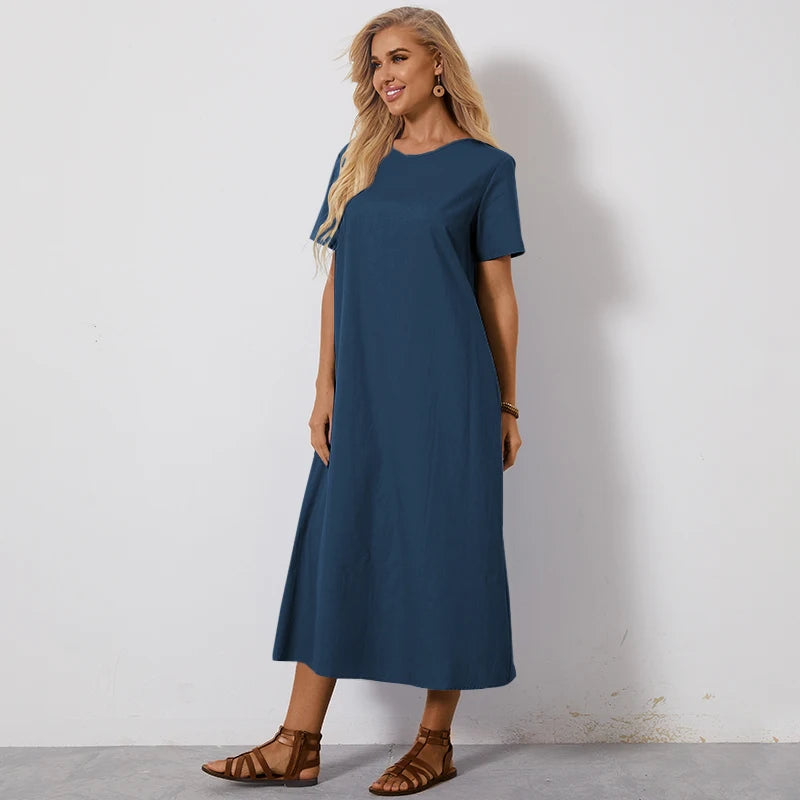 Emery Rose Cotton Maxi Dress