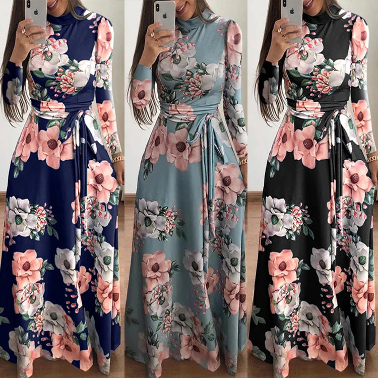 Casual Short Sleeve Maxi Dress