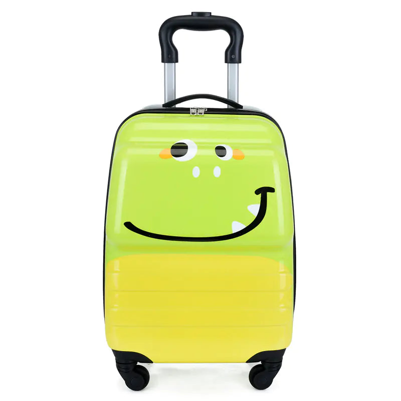 3D Cartoon Animal Rolling Luggage Suitcases