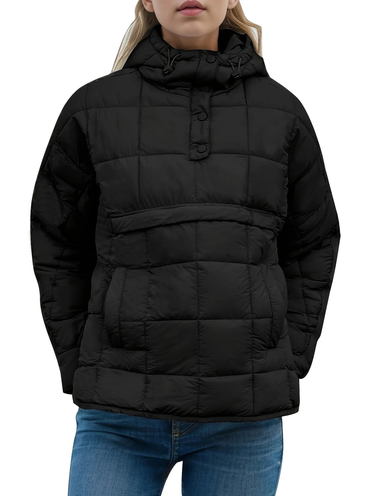 Dames Pure Comfort Quilted Pullover Puffer