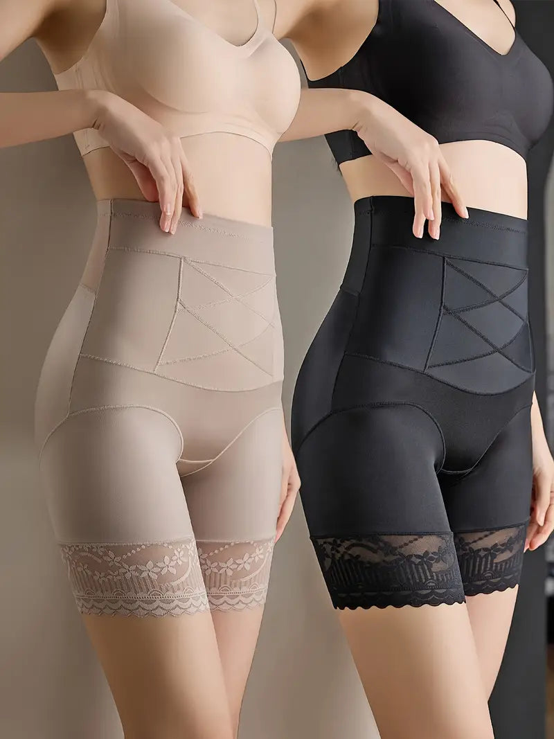High-Waisted Tummy Control Shapewear Shorts