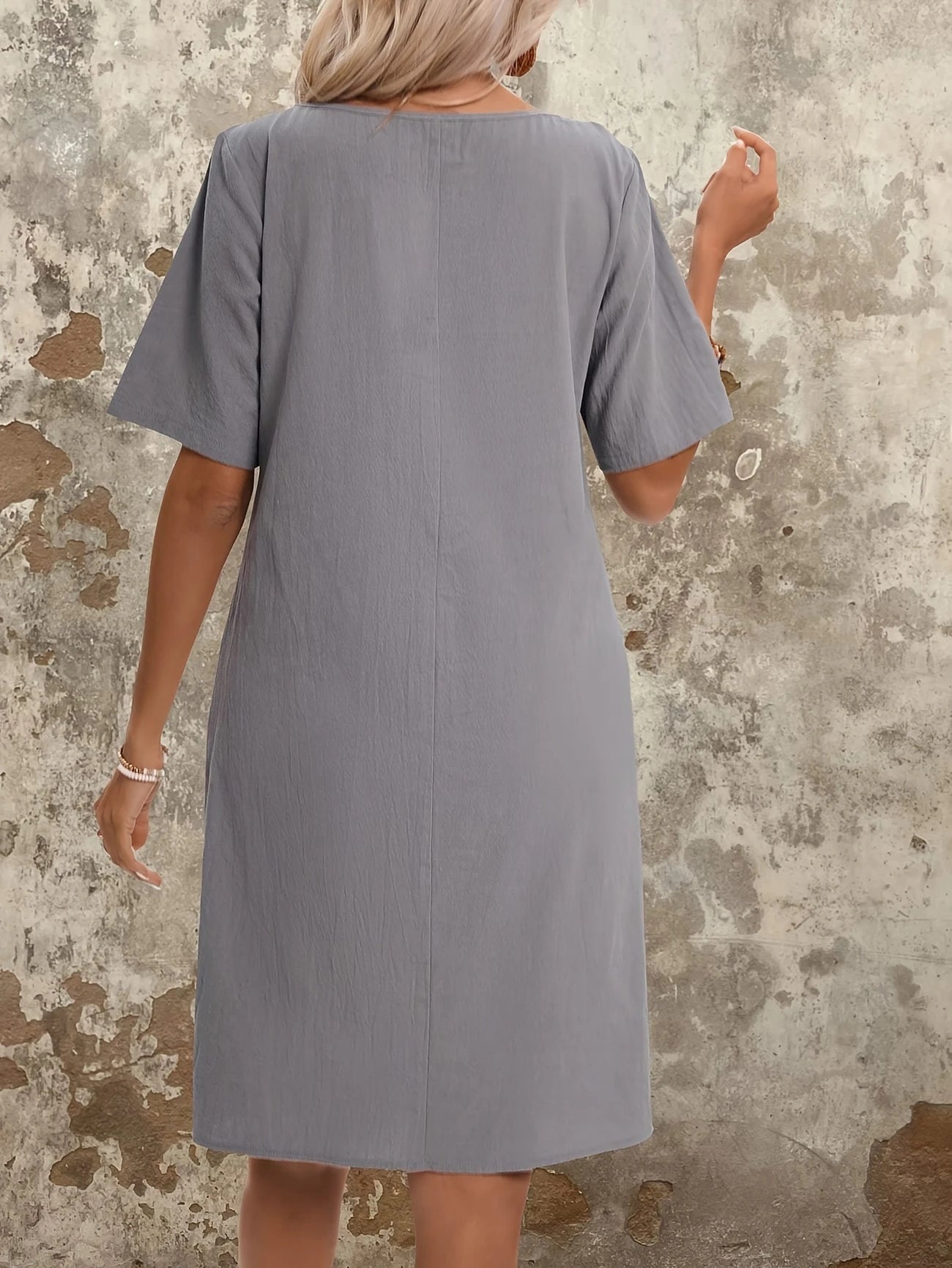 Hanna Linen Pleated Midi Slip Dress