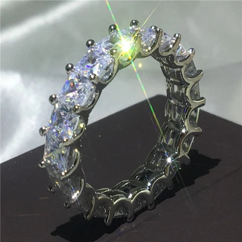 Infinity Stacker Sterling Silver Cubic Zirconia Ring Collection