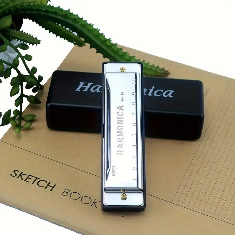 Premium C-Tone 10-Hole Metal Harmonicas