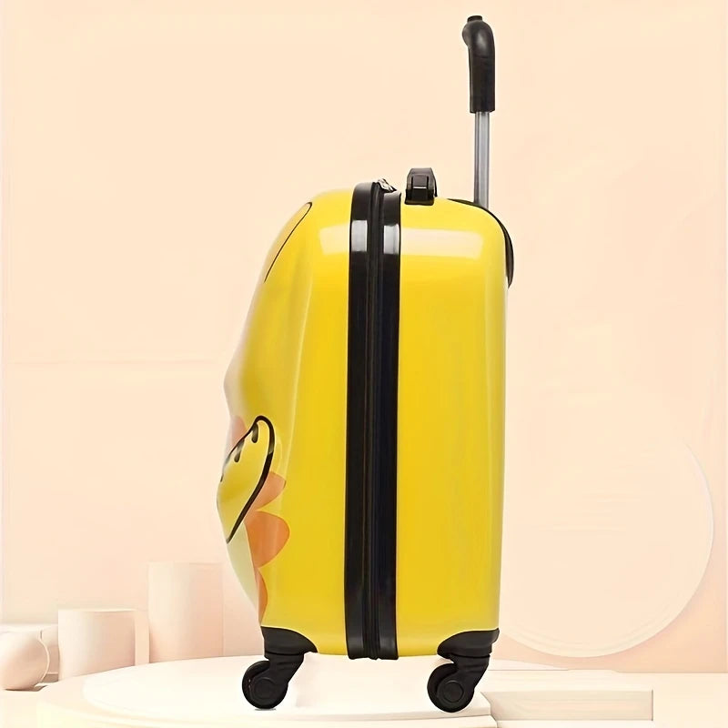 3D Cartoon Animal Rolling Luggage Suitcases