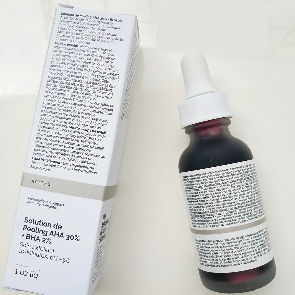 The Ordinary - 30ml AHA 30% + BHA 2% Face Peeling Solution Serum
