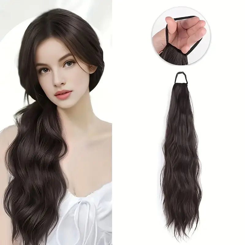 Synthetic Loose Wave Ponytail Hair Extensions