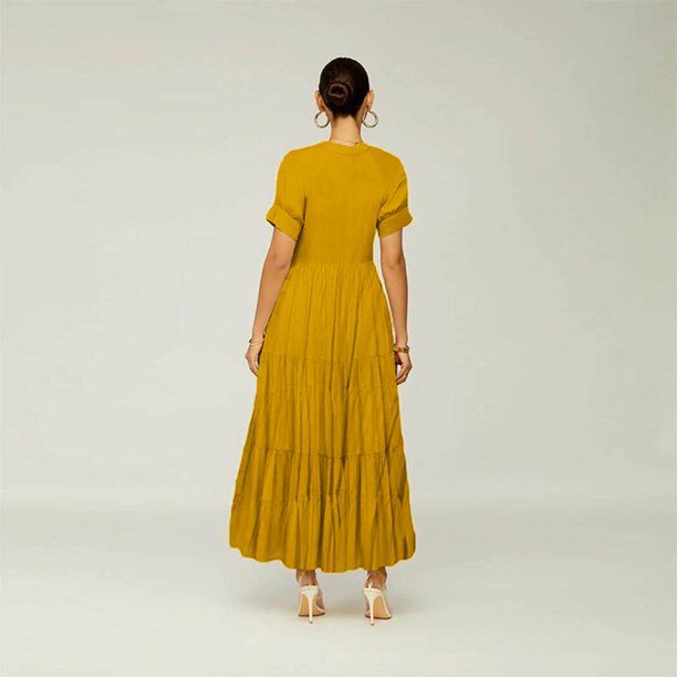 Elegant Tiered Maxi Dress