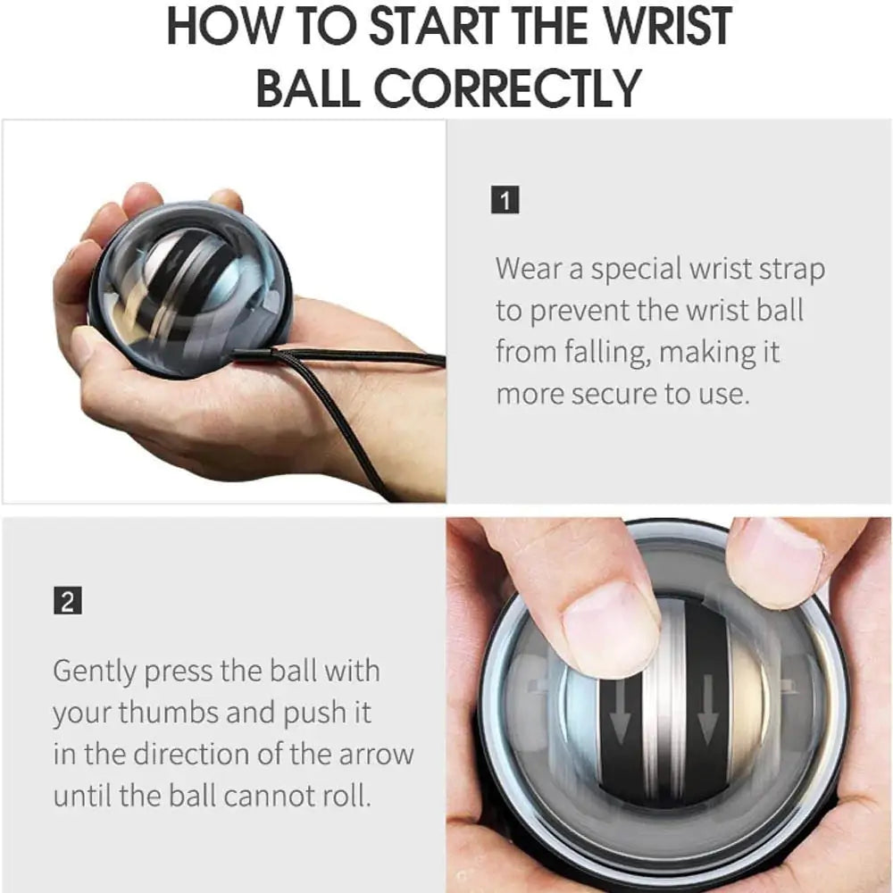 LED Wrist Gyroscopic Powerball