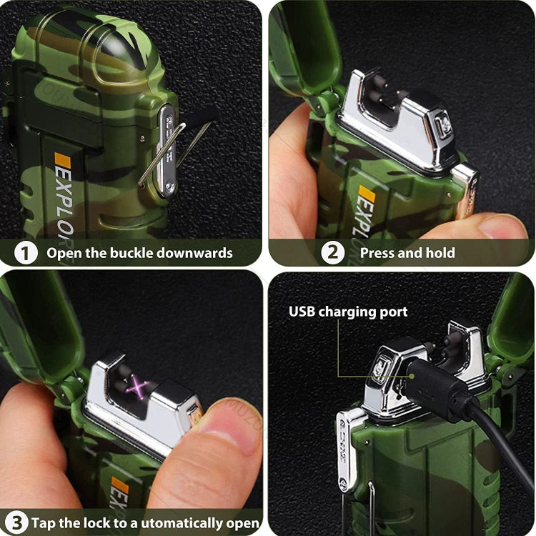 EXPLORER Dual Arc Plasma USB Lighter
