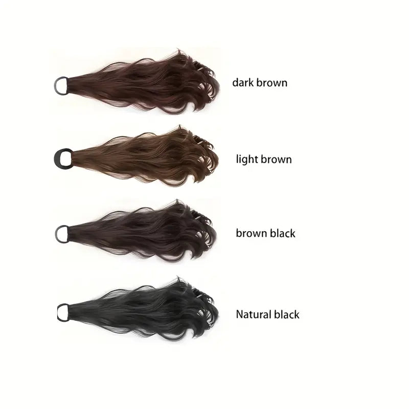 Synthetic Loose Wave Ponytail Hair Extensions