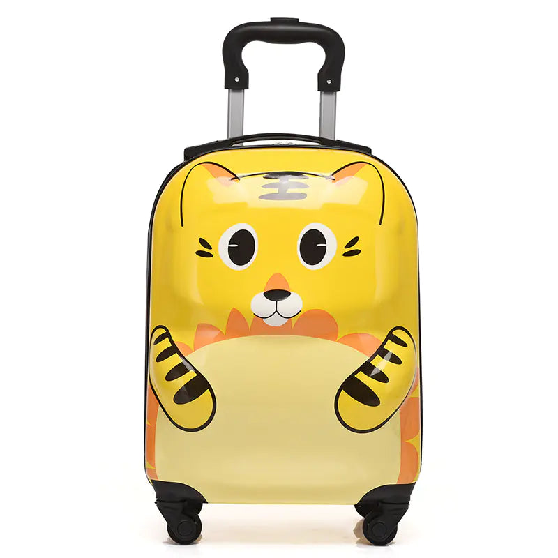 3D Cartoon Animal Rolling Luggage Suitcases
