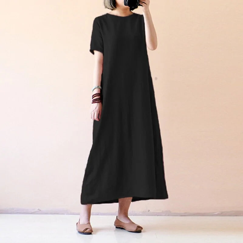 Emery Rose Cotton Maxi Dress